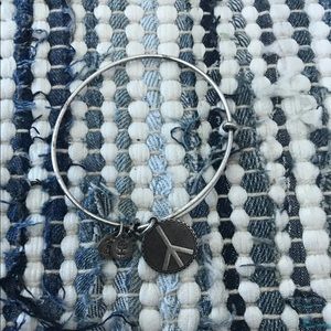 alex and ani Peace Bracelet.